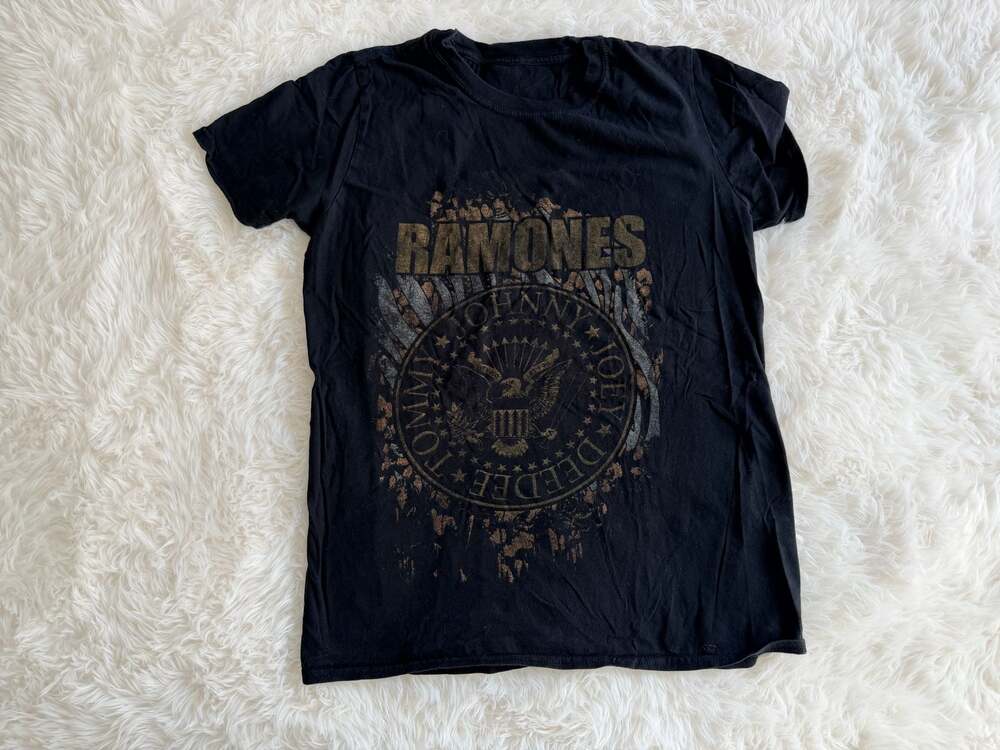 Ramones Band Graphic T-Shirt Black